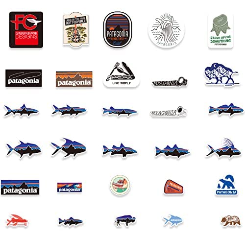 Amazon.co.jp: 61枚入 for パタゴニア ステッカー セット FOR